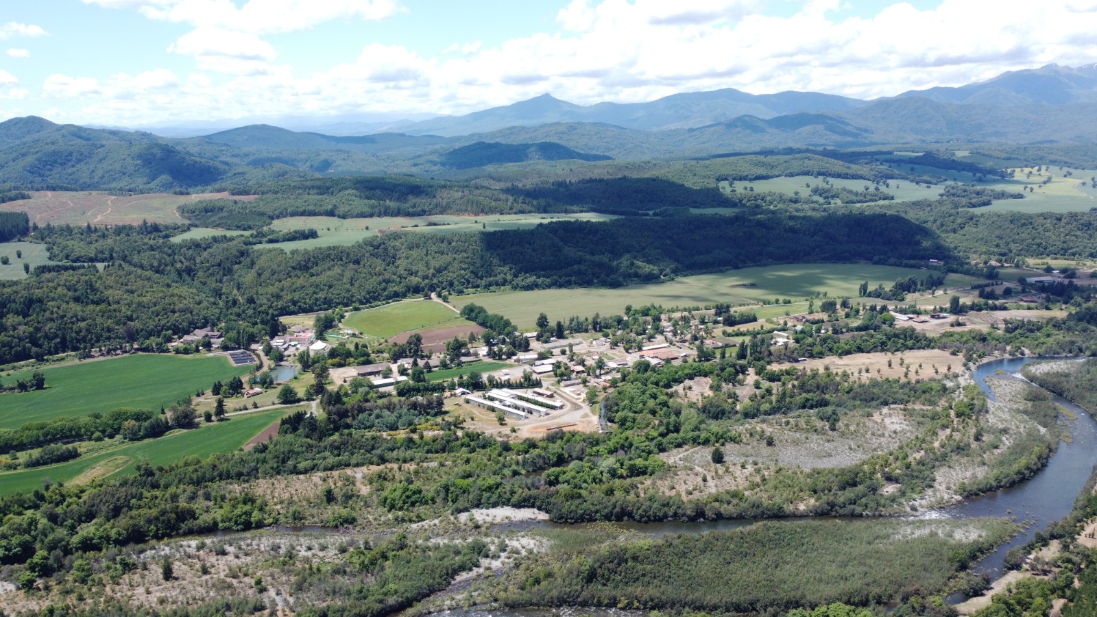 Nueva Aldea sostenible - Vista aérea